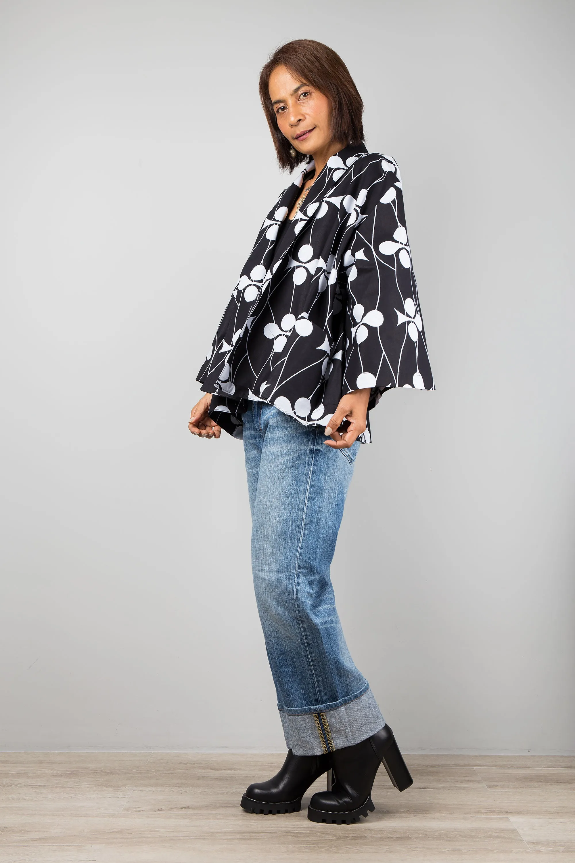 Ankara kimono top