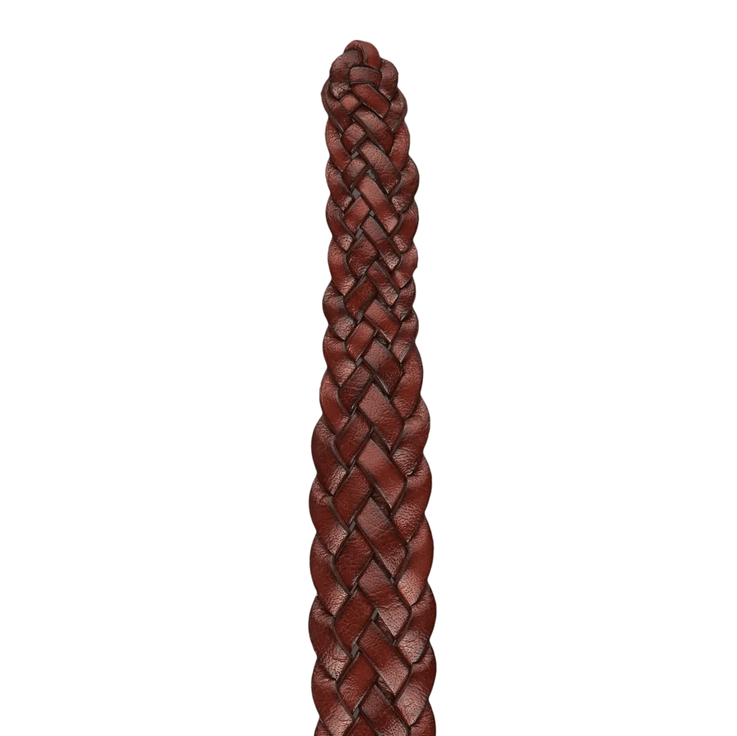 Brown Woven 25mm Leather Belt