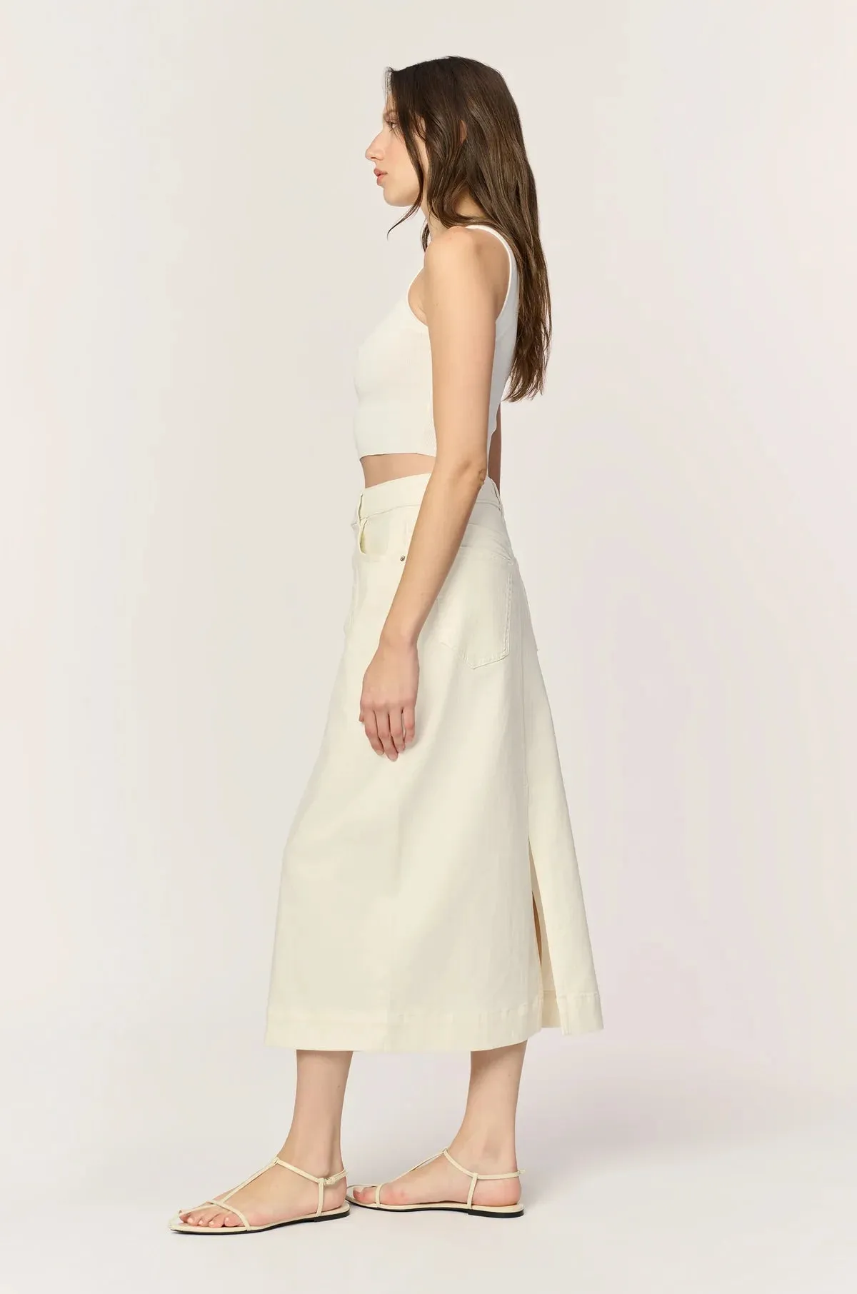 Lin Denim Skirt