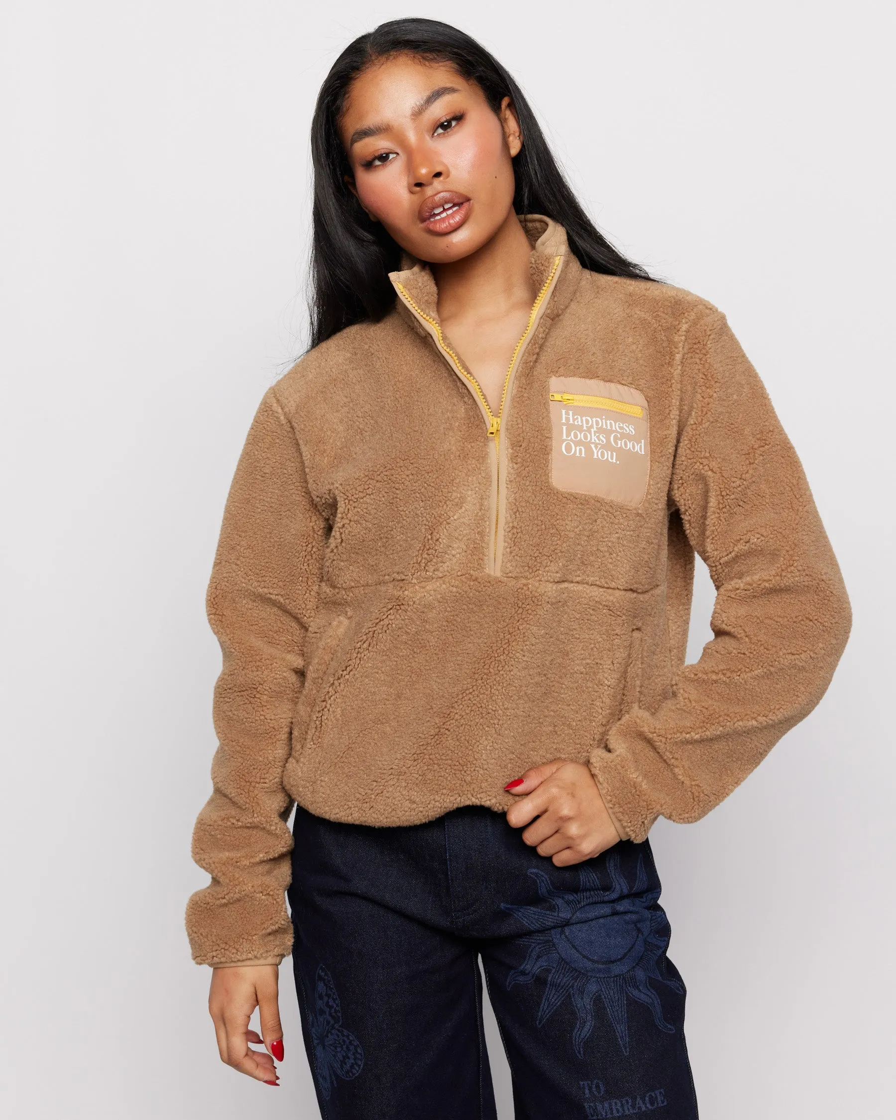 Samii Ryan Smiley® Sunshine Sherpa Jacket