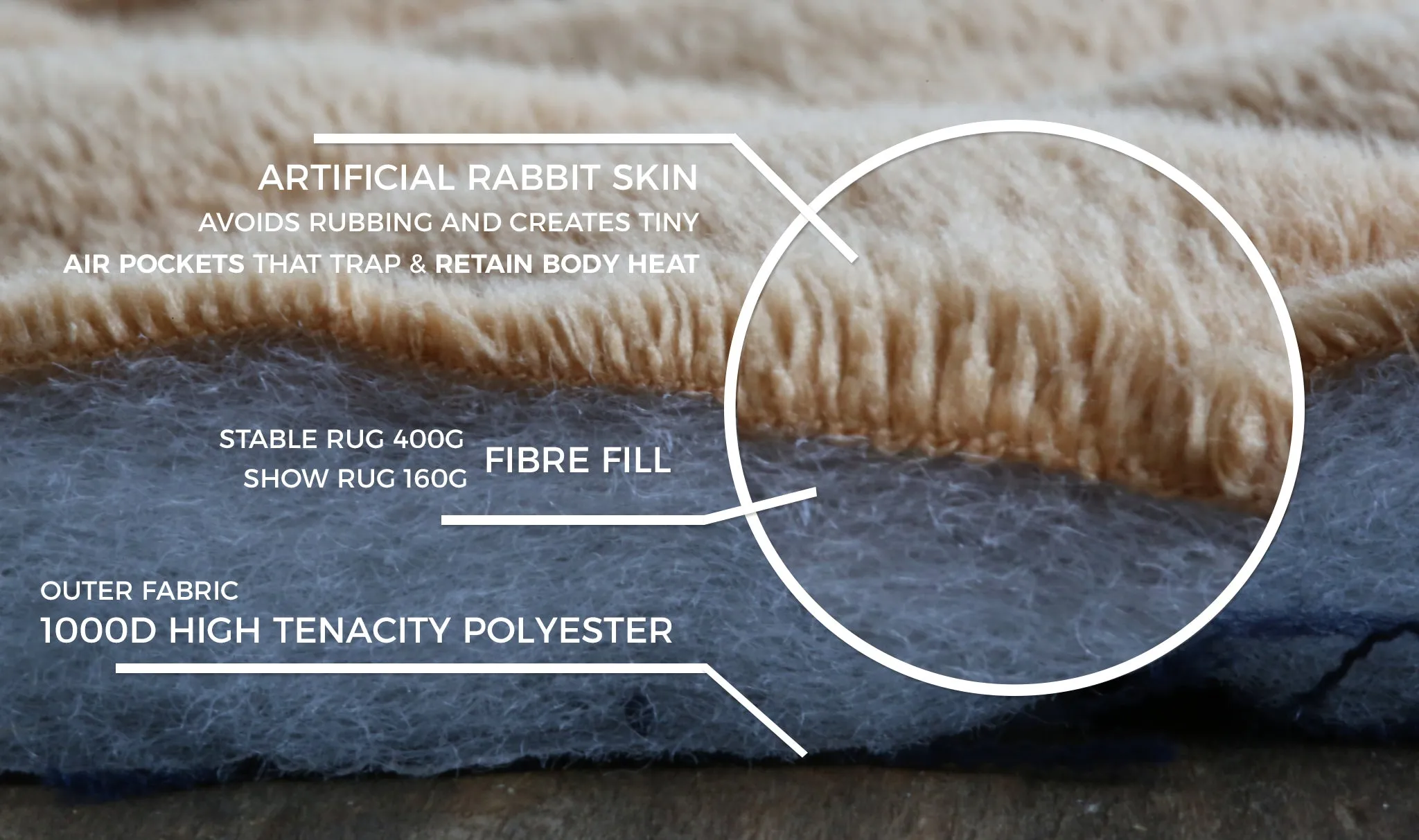 Stable Rug Navy 400g