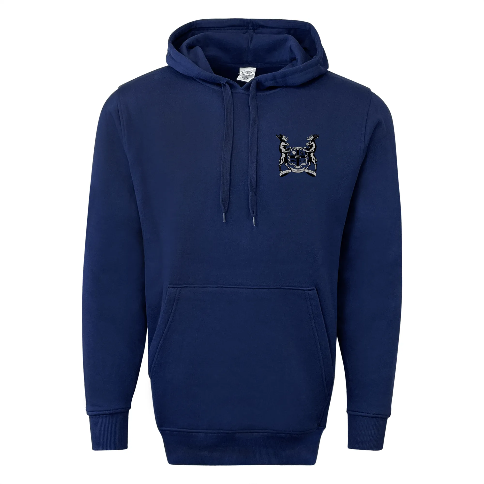 Suffolk Bull Moose Rugby 60/40 Fleece Pullover Hoodie
