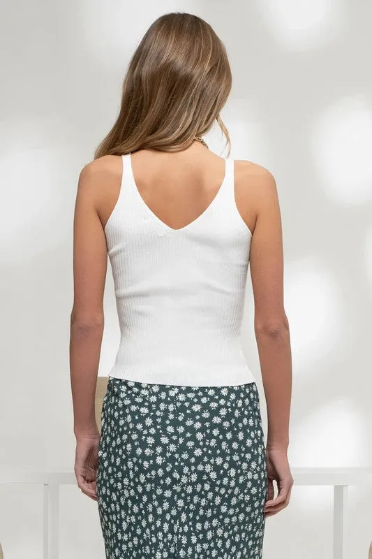 V-Neck Knit Cami