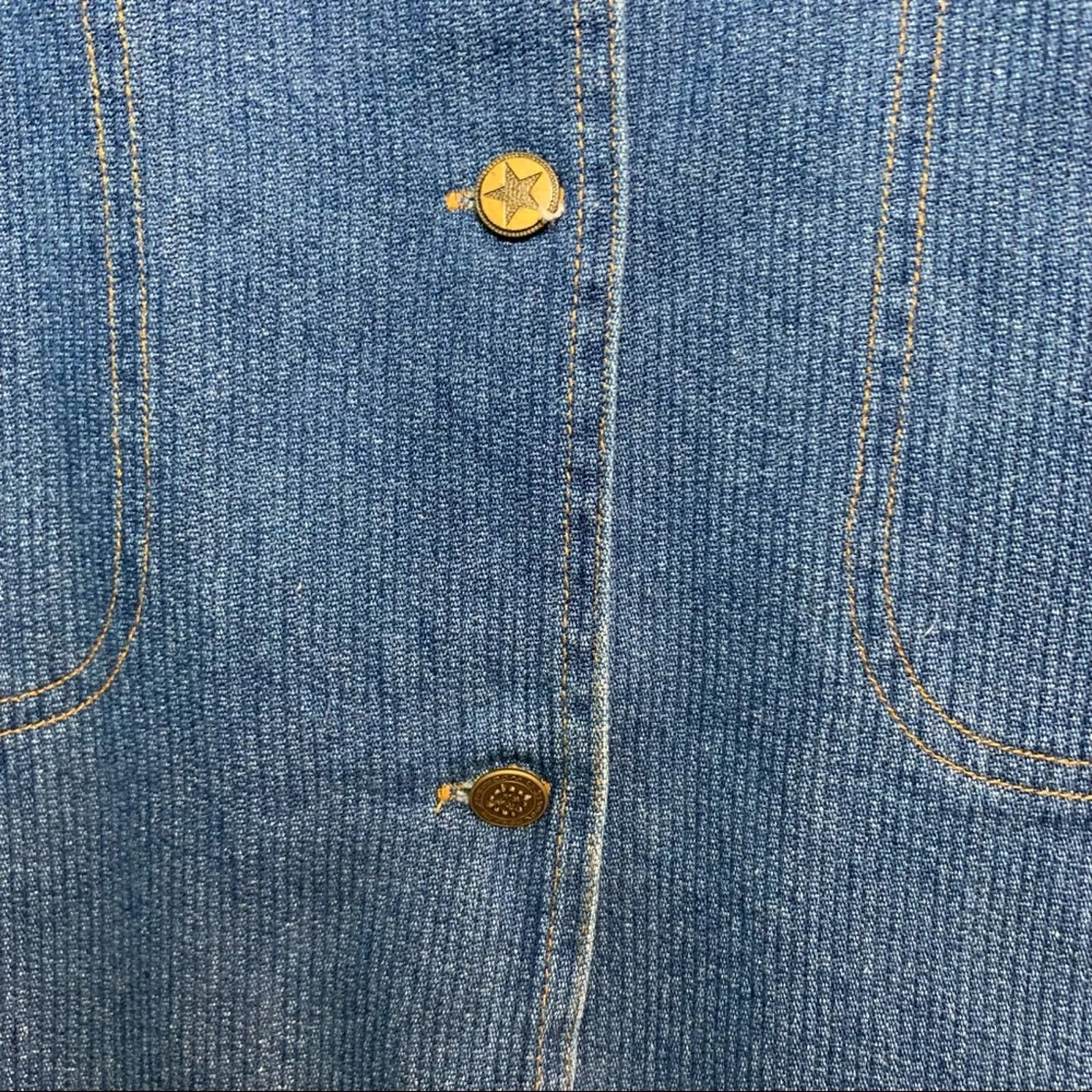 Vintage 90s Blue J. Denim Jean Jumper Dress Large Sleeveless Cotton